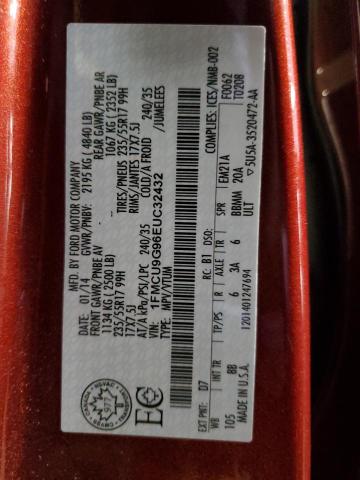 Photo 10 from auction – 2014 FORD ESCAPE SE with VIN 1FMCU9G96EUC32432