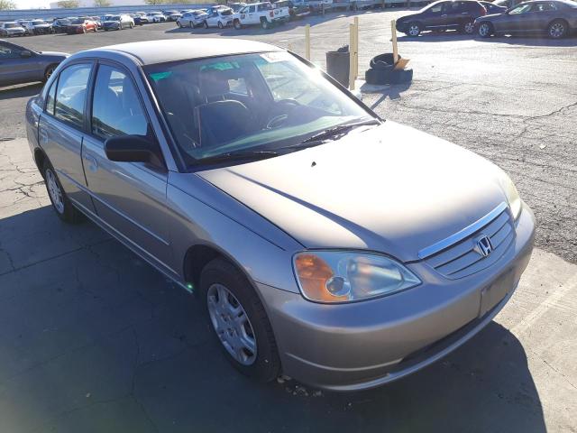 HONDA CIVIC LX 2002 with VIN 2HGES15582H511563 - Photo from auction