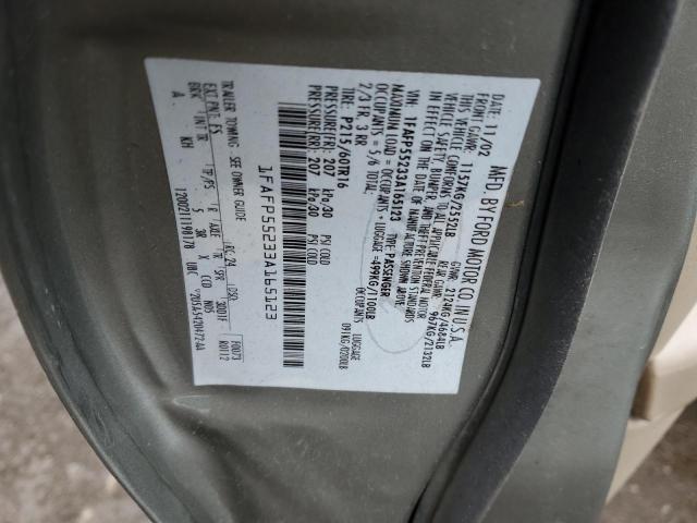 Photo 10 from auction – 2003 FORD TAURUS SES with VIN 1FAFP55233A165123