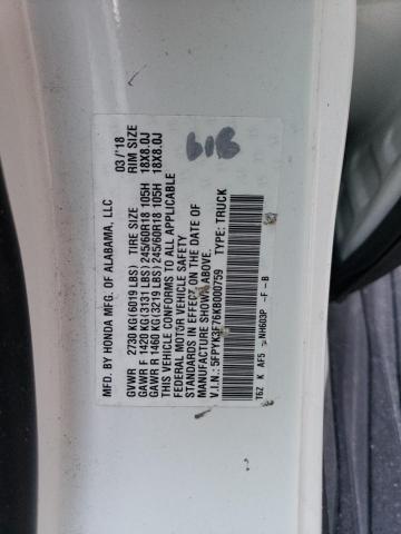 Photo 10 from auction – 2019 HONDA RIDGELINE with VIN 5FPYK3F76KB000759