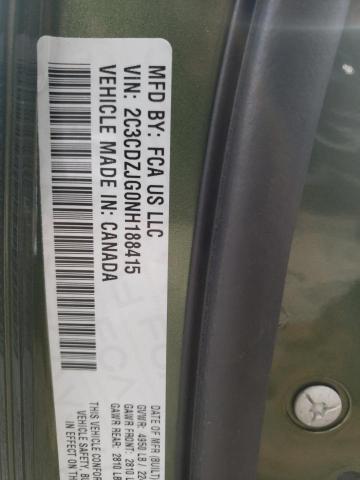 Photo 10 from auction – 2022 DODGE CHALLENGER with VIN 2C3CDZJG0NH188415
