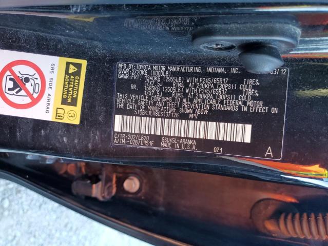 Photo 10 from auction – 2012 TOYOTA HIGHLANDER with VIN 5TDBK3EH8CS137126
