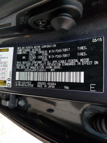 Photo 10 from auction – 2015 TOYOTA 4RUNNER SR with VIN JTEZU5JR3F5100414