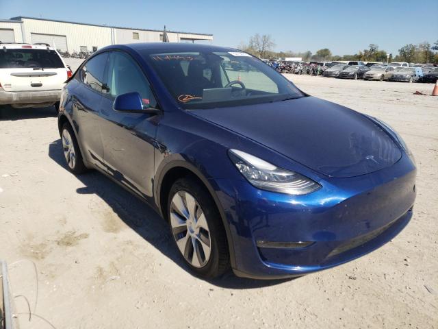 TESLA MODEL Y 2021 with VIN 5YJYGDEE5MF117493 - Photo from auction