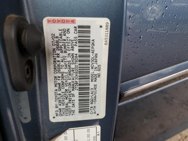 Photo 10 from auction – 2002 TOYOTA CAMRY LE with VIN JTDBF30K620078084