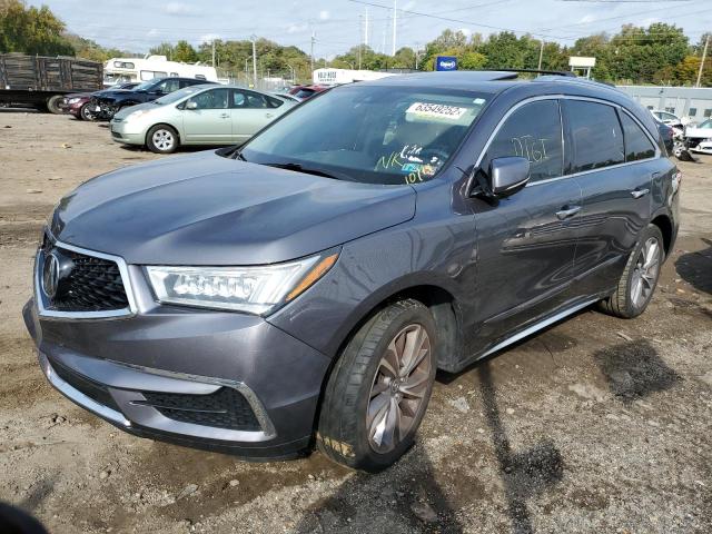 Photo 2 from auction – 2017 ACURA MDX TECHNO with VIN 5FRYD4H53HB038784