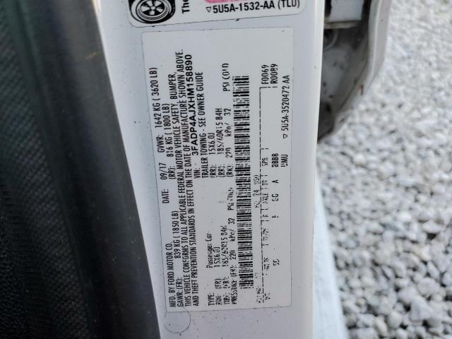 Photo 10 from auction – 2017 FORD FIESTA S with VIN 3FADP4AJXHM158890
