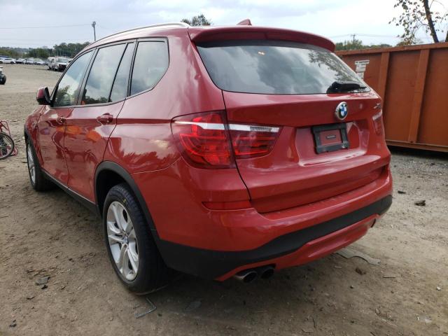 Photo 3 from auction – 2016 BMW X3 with VIN 5UXWX7C52G0S15961