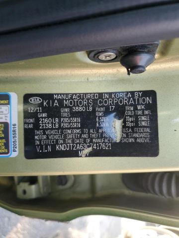 Photo 10 from auction – 2012 KIA SOUL + with VIN KNDJT2A63C7417621