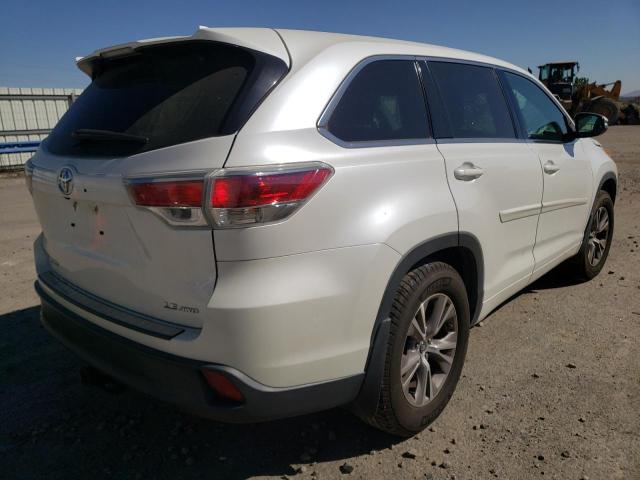 Photo 4 from auction – 2016 TOYOTA HIGHLANDER with VIN 5TDBKRFH3GS290343
