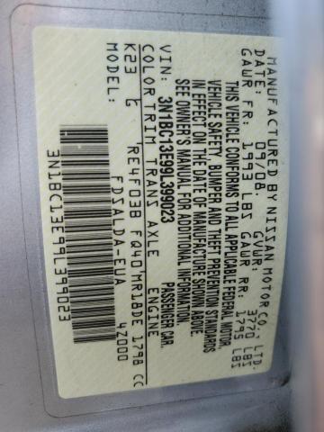 Photo 10 from auction – 2009 NISSAN VERSA with VIN 3N1BC13E99L399023
