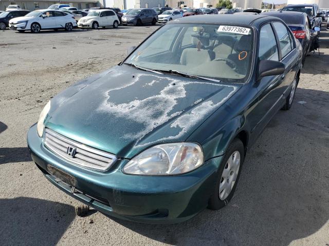 Photo 2 from auction – 2000 HONDA CIVIC BASE with VIN 2HGEJ6614YH565866