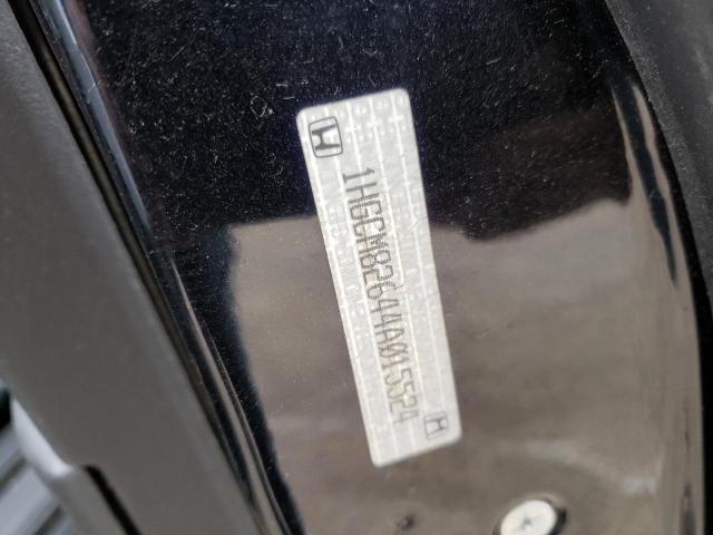 Photo 10 from auction – 2004 HONDA ACCORD EX with VIN 1HGCM82644A015524