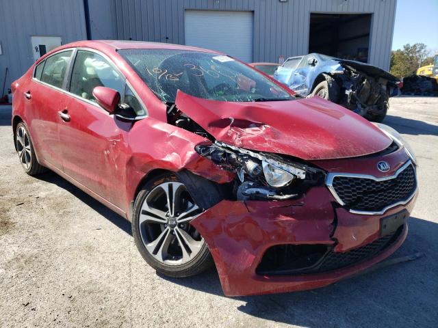 KIA FORTE EX 2014 with VIN KNAFZ4A80E5101607 - Photo from auction