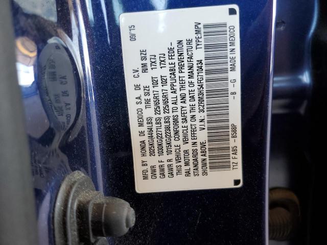 Photo 10 from auction – 2015 HONDA CR-V EX with VIN 3CZRM3H54FG710434