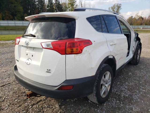 Photo 4 from auction – 2014 TOYOTA RAV4 LE with VIN JTMBFREV4ED062307