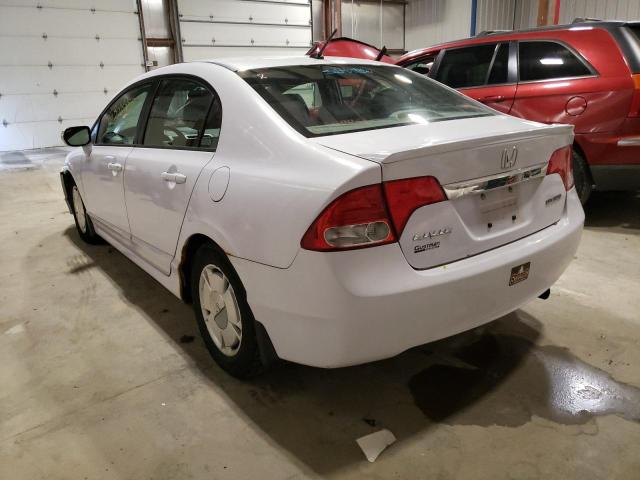 Photo 3 from auction – 2009 HONDA CIVIC HYBR with VIN JHMFA36259S007978