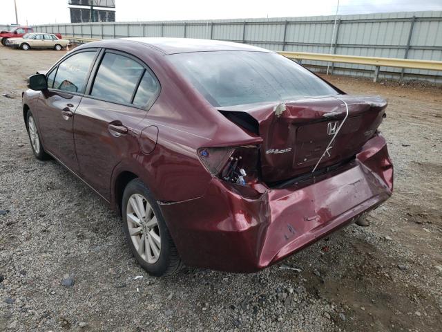Photo 3 from auction – 2012 HONDA CIVIC EXL with VIN 2HGFB2F9XCH567341