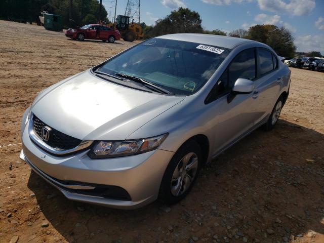 Photo 2 from auction – 2013 HONDA CIVIC LX with VIN 2HGFB2F55DH602270