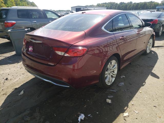Photo 4 from auction – 2015 CHRYSLER 200 LIMITE with VIN 1C3CCCAB4FN541445