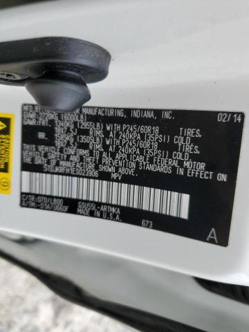 Photo 10 from auction – 2014 TOYOTA HIGHLANDER with VIN 5TDJKRFH1ES023906