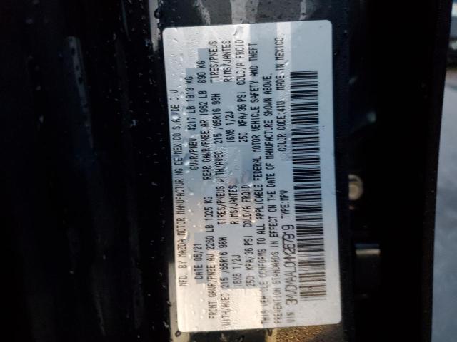 Photo 10 from auction – 2021 MAZDA CX-30 with VIN 3MVDMAAL0MM267919