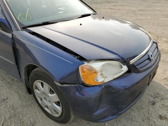 Photo 9 from auction – 2002 HONDA CIVIC EX with VIN JHMES26702S000926