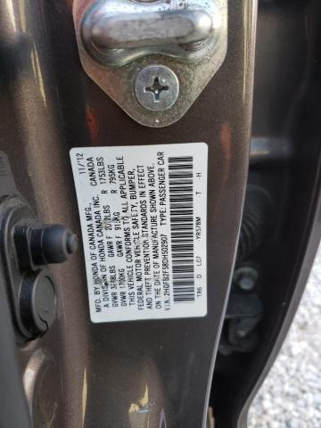 Photo 10 from auction – 2013 HONDA CIVIC LX with VIN 2HGFB2F58DH502907