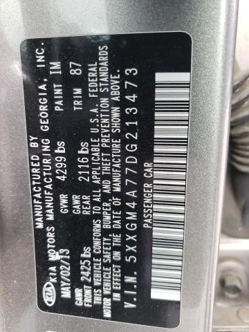Photo 10 from auction – 2013 KIA OPTIMA LX with VIN 5XXGM4A77DG213473