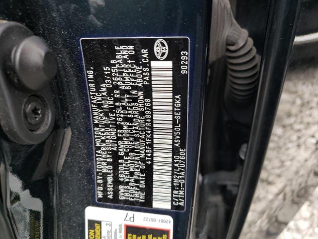 Photo 10 from auction – 2015 TOYOTA CAMRY LE with VIN 4T4BF1FK4FR489768
