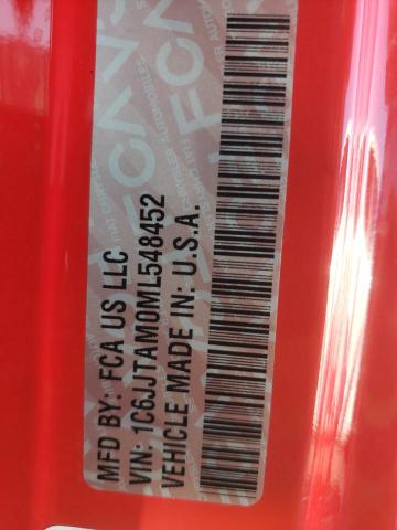 Photo 10 from auction – 2021 JEEP GLADIATOR with VIN 1C6JJTAM0ML548452