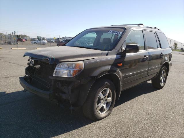 Photo 2 from auction – 2007 HONDA PILOT EXL with VIN 2HKYF18507H516704