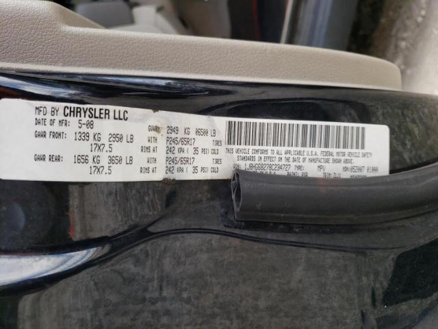 Photo 10 from auction – 2008 JEEP COMMANDER with VIN 1J8HG68278C234727