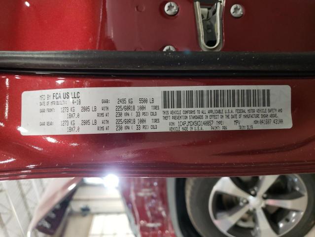 Photo 10 from auction – 2019 JEEP CHEROKEE L with VIN 1C4PJMDX5KD140857