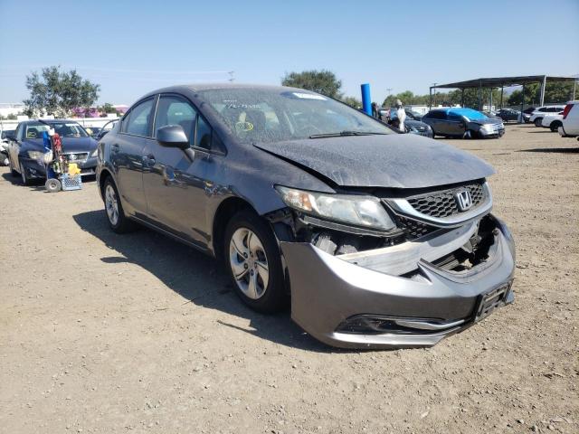 Photo 1 from auction – 2013 HONDA CIVIC LX with VIN 19XFB2F58DE286485
