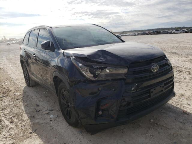 TOYOTA HIGHLANDER 2019 with VIN 5TDKZRFH6KS315630 - Photo from auction