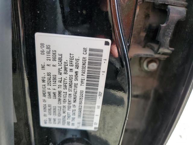 Photo 10 from auction – 2008 ACURA TL with VIN 19UUA66218A052450