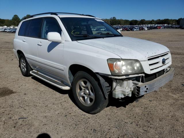 TOYOTA HIGHLANDER 2004 with VIN JTEGP21A040032011 - Photo from auction