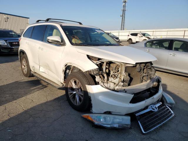 TOYOTA HIGHLANDER 2015 with VIN 5TDKKRFH3FS054838 - Photo from auction