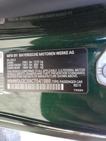 Photo 10 from auction – 2012 MINI COOPER with VIN WMWSU3C59CT541988