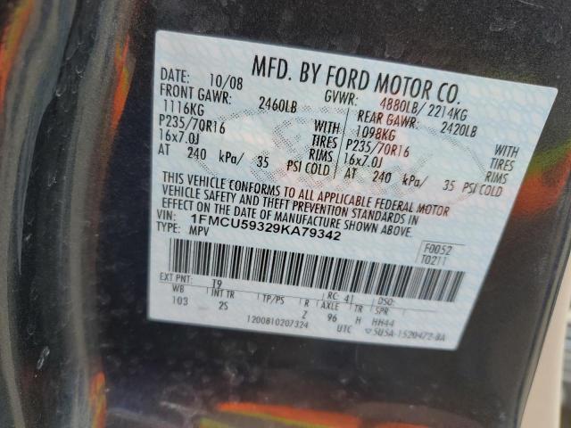 Photo 10 from auction – 2009 FORD ESCAPE HYB with VIN 1FMCU59329KA79342