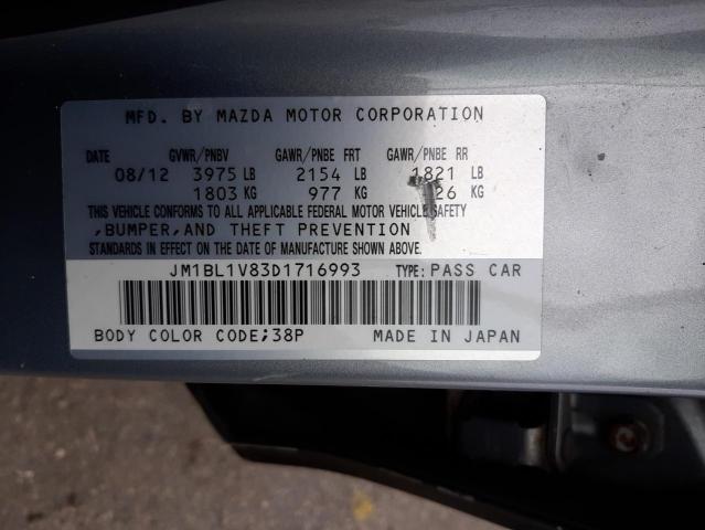 Photo 10 from auction – 2013 MAZDA 3 I with VIN JM1BL1V83D1716993