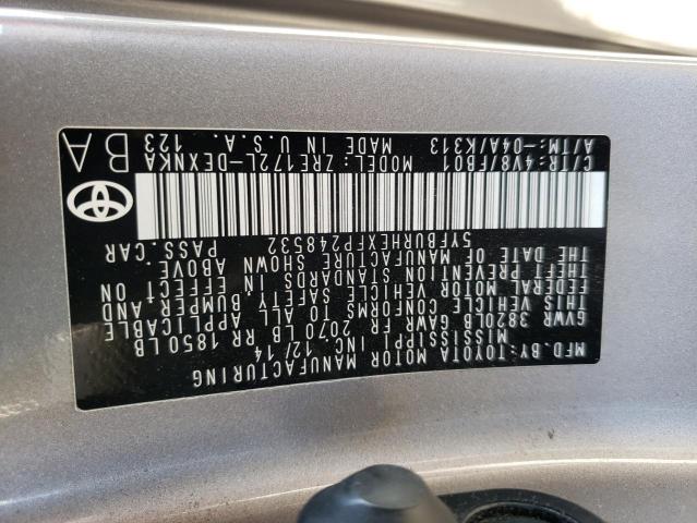 Photo 10 from auction – 2015 TOYOTA COROLLA L with VIN 5YFBURHEXFP248532