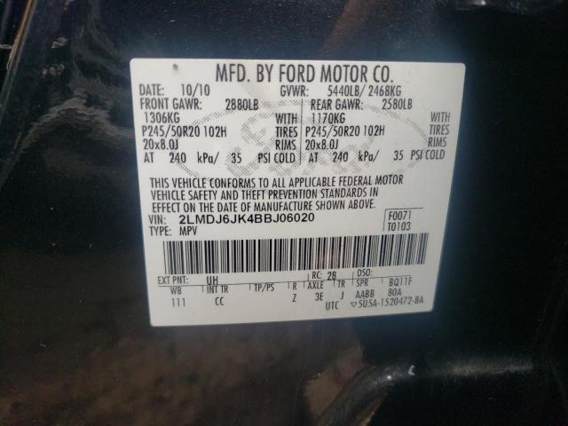 Photo 10 from auction – 2011 LINCOLN MKX with VIN 2LMDJ6JK4BBJ06020