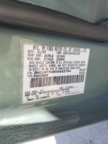 Photo 10 from auction – 1997 MERCURY GRAND MARQ with VIN 2MELM75WXVX652784