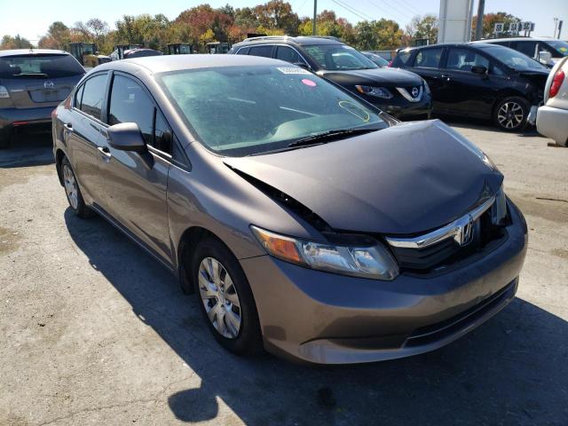 HONDA CIVIC LX 2012 with VIN 19XFB2F5XCE010288 - Photo from auction