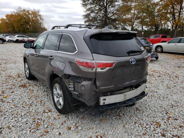 Photo 3 from auction – 2016 TOYOTA HIGHLANDER with VIN 5TDDCRFH0GS020203