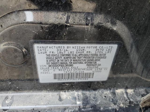 Photo 10 from auction – 2016 NISSAN VERSA NOTE with VIN 3N1CE2CP3GL391583