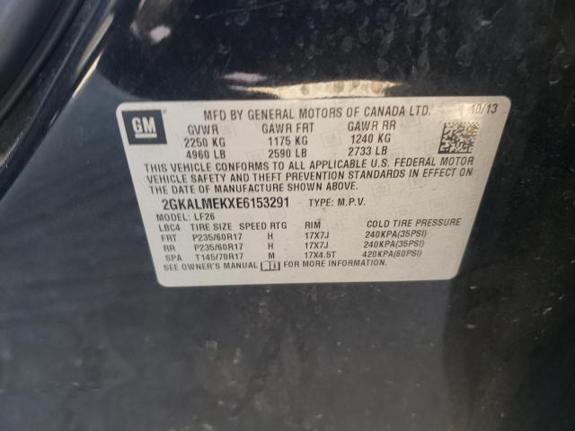 Photo 10 from auction – 2014 GMC TERRAIN SL with VIN 2GKALMEKXE6153291