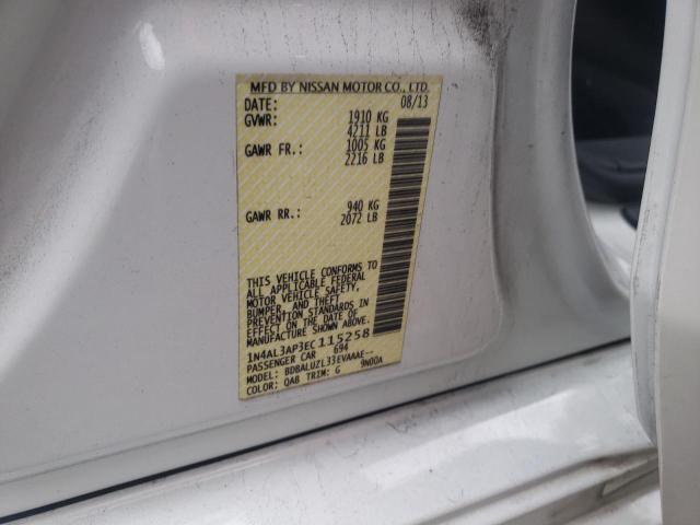 Photo 10 from auction – 2014 NISSAN ALTIMA with VIN 1N4AL3AP3EC115258
